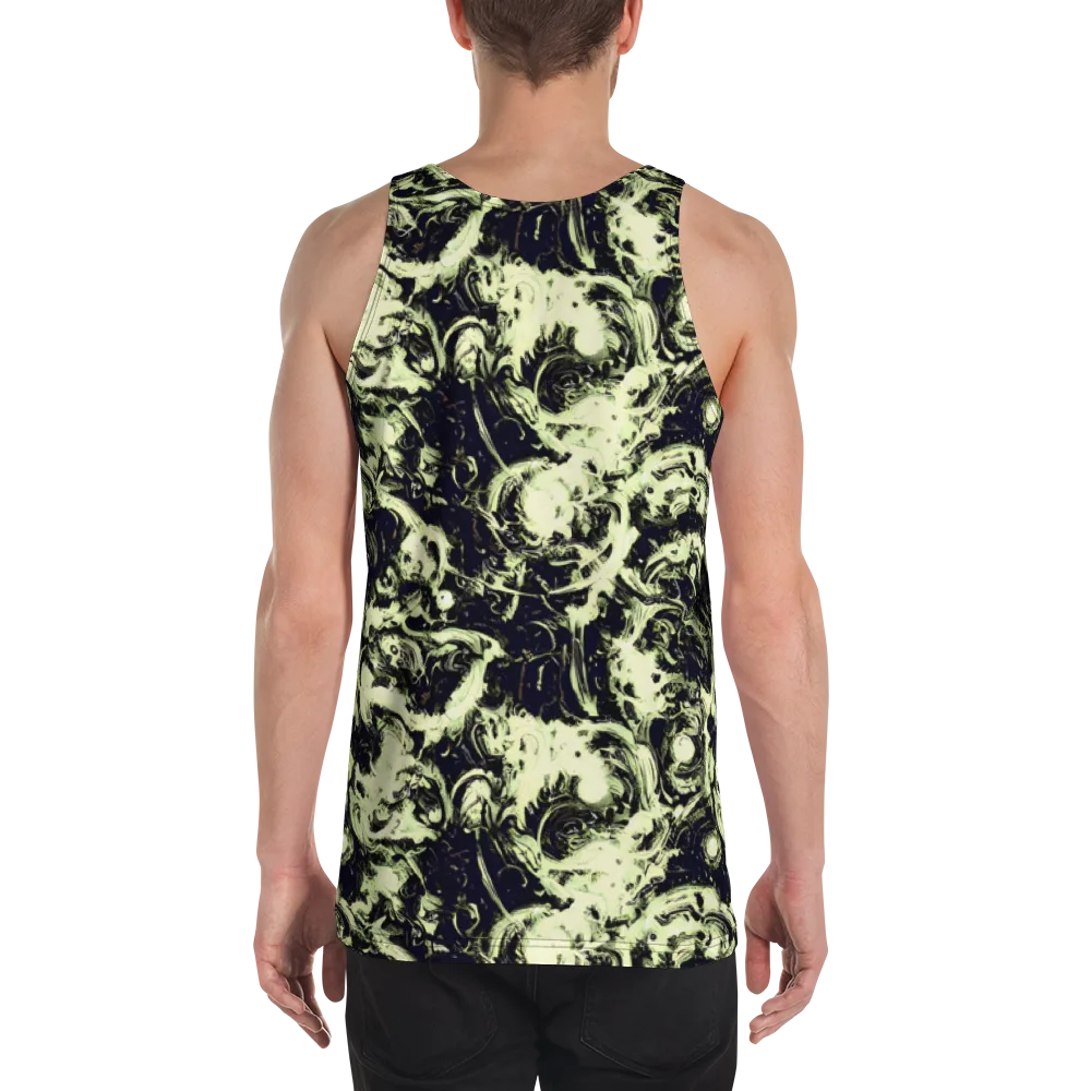 Acid Bone Garden on Men's Tank Top — Back