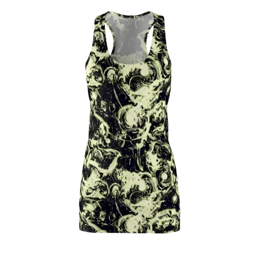 Acid Bone Garden on a Racerback Dress