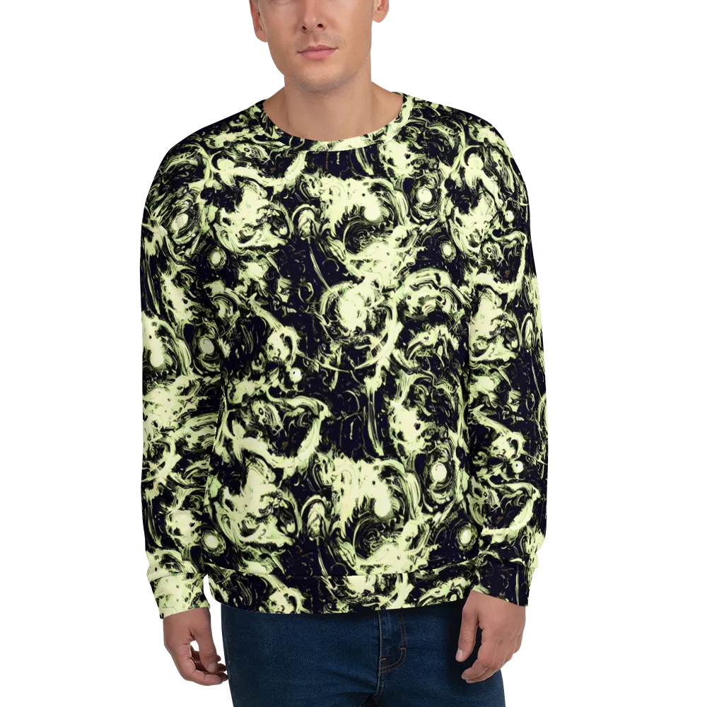 Acid Bone Garden on Sweatshirt — Front