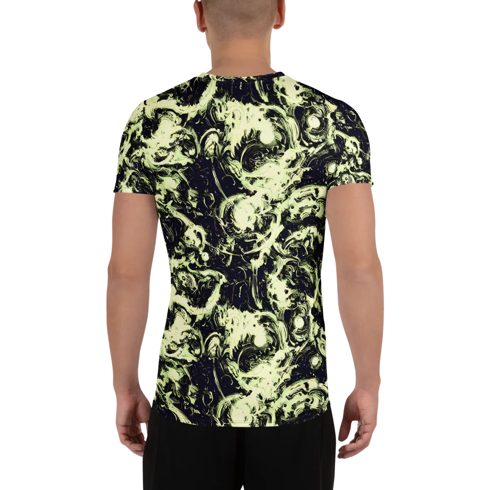 Acid Bone Garden on Men's Athletic T-Shirt — Back