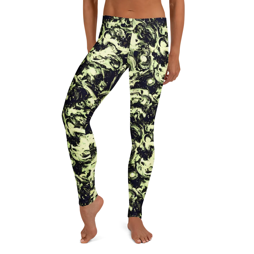 Acid Bone Garden on Leggings — Front