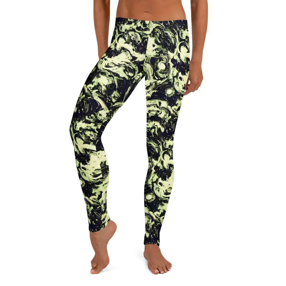 Acid Bone Garden on Leggings — Front