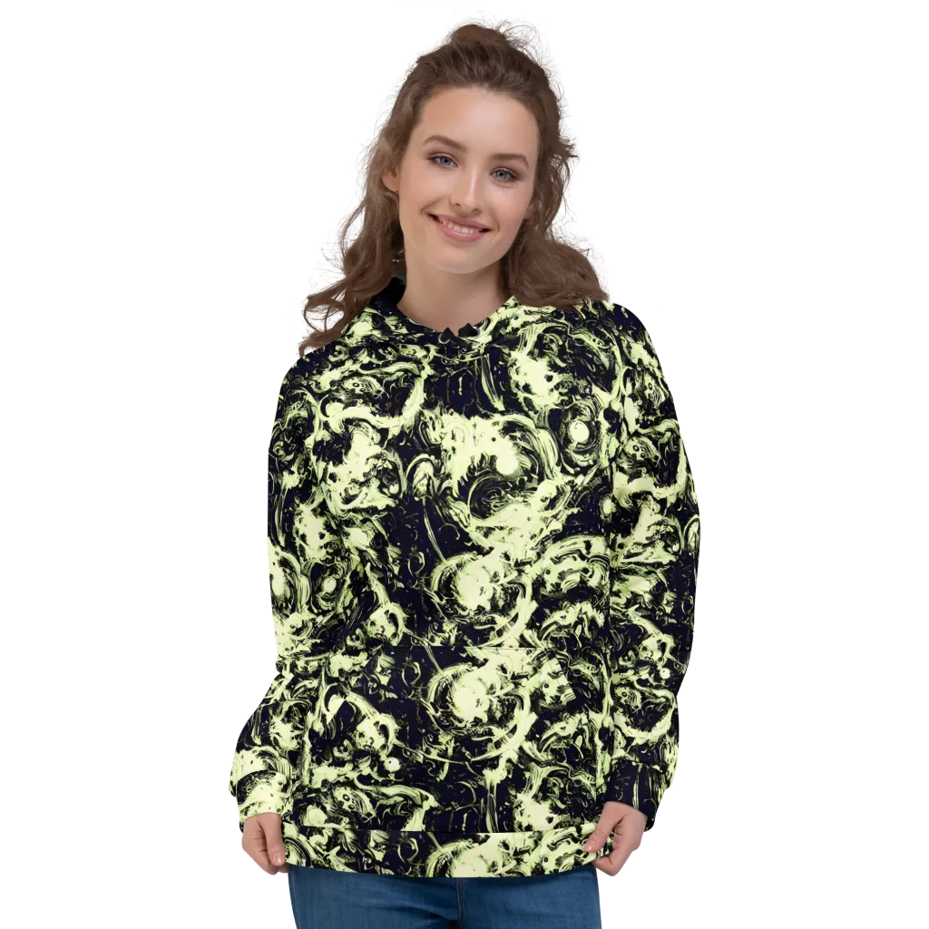 Acid Bone Garden on Hoodie — Front