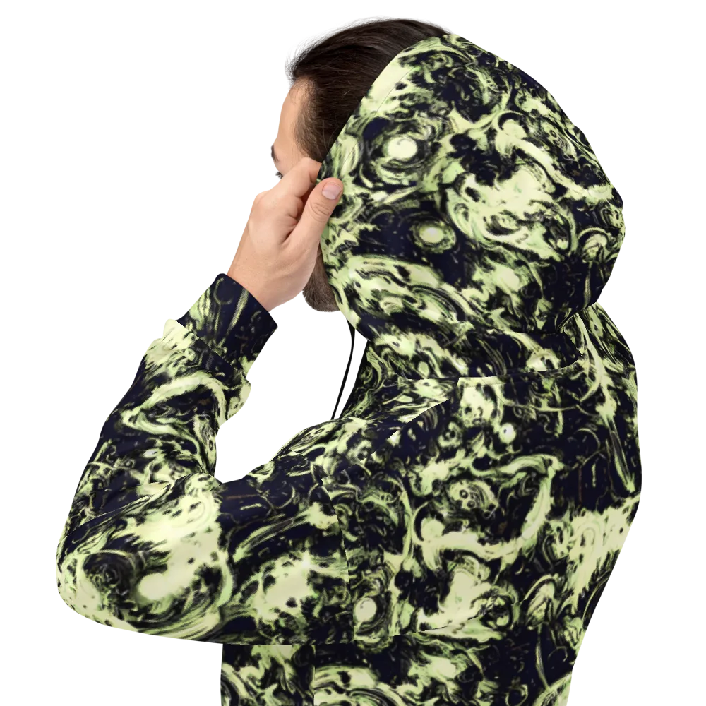 Acid Bone Garden on Hoodie — Back
