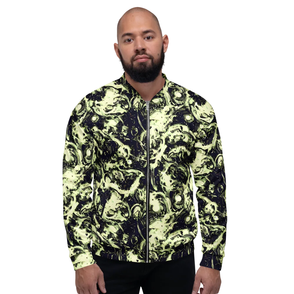 Acid Bone Garden on Bomber Jacket — Front