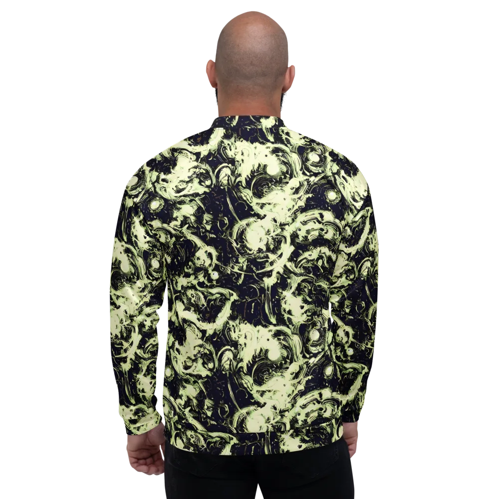 Acid Bone Garden on Bomber Jacket — Back