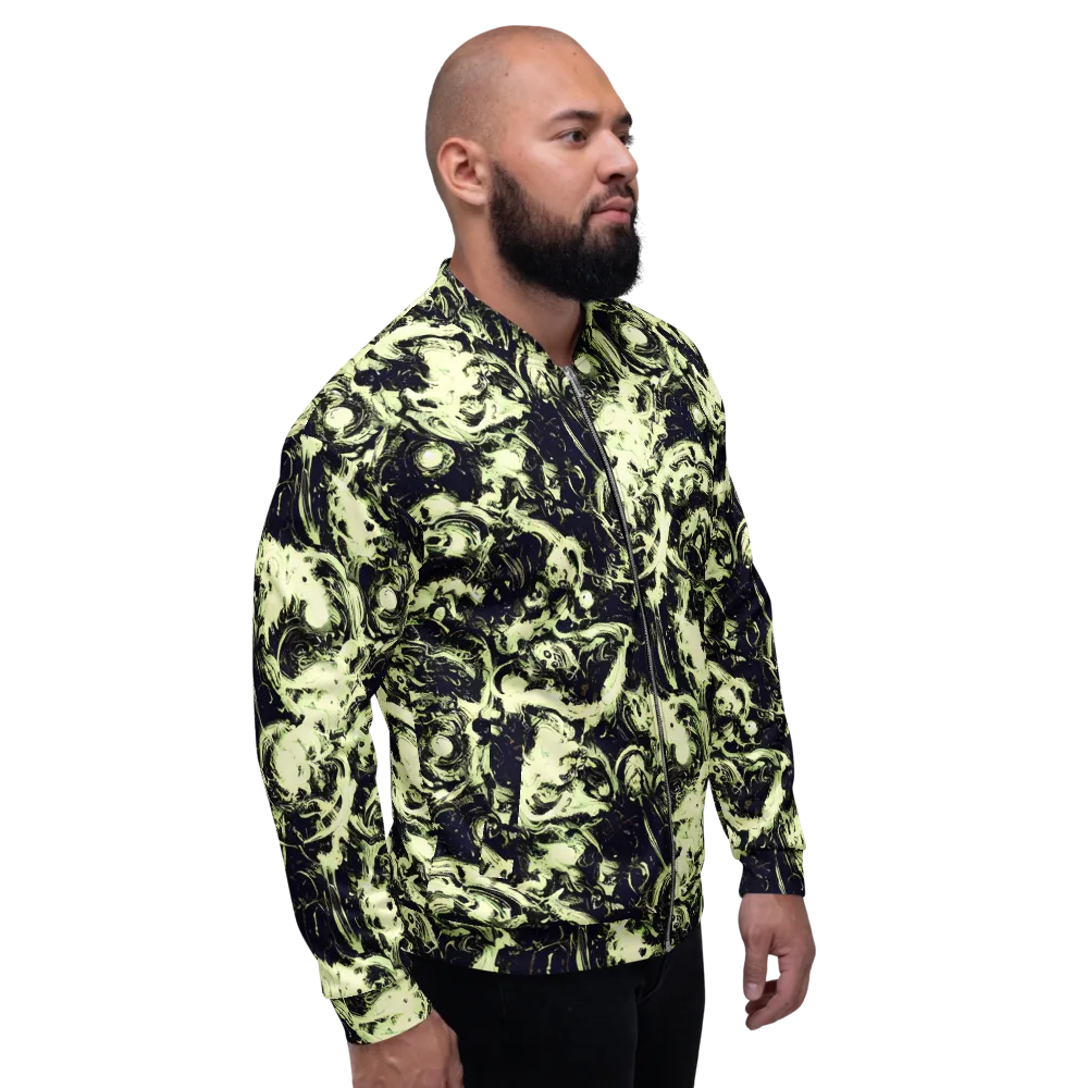 Acid Bone Garden on Bomber Jacket — Right