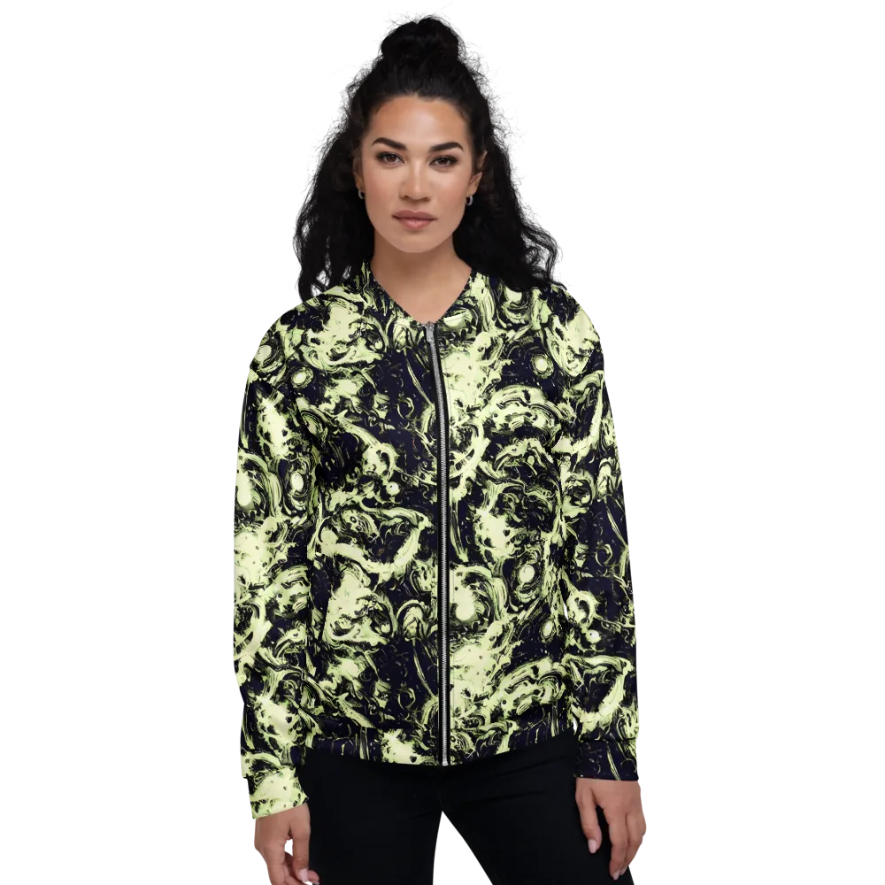 Acid Bone Garden on Bomber Jacket — Front
