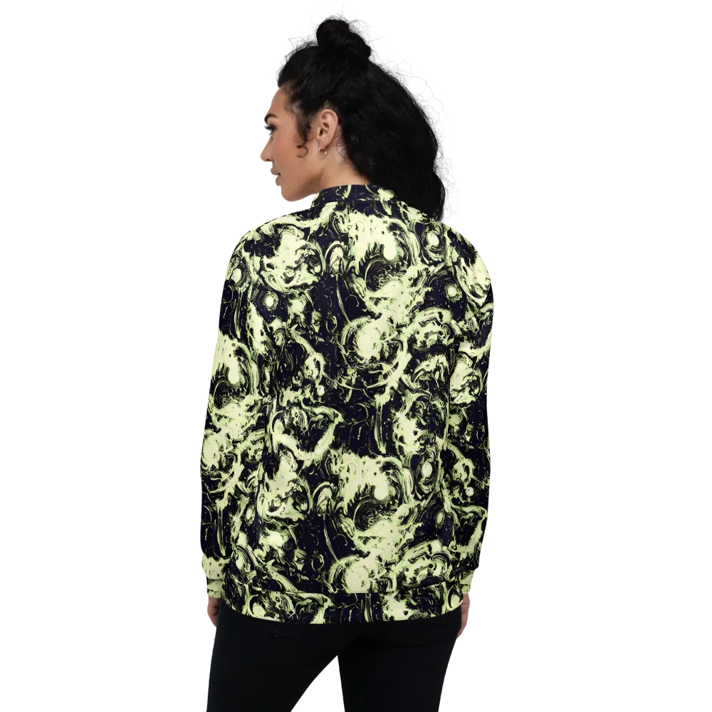 Acid Bone Garden on Bomber Jacket — Back