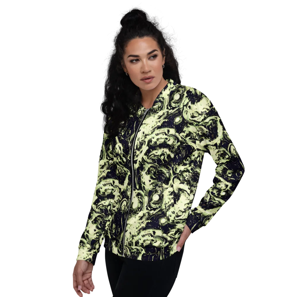 Acid Bone Garden on Bomber Jacket — Left