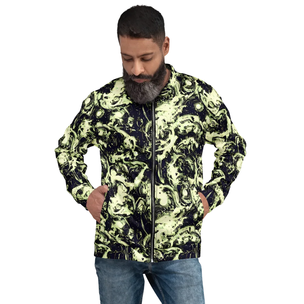 Acid Bone Garden on Bomber Jacket — Front
