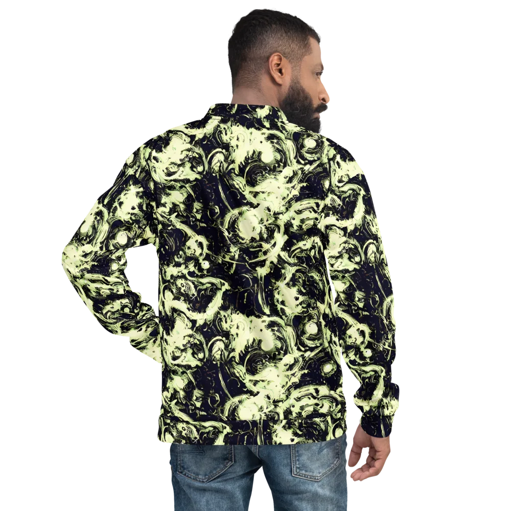 Acid Bone Garden on Bomber Jacket — Back