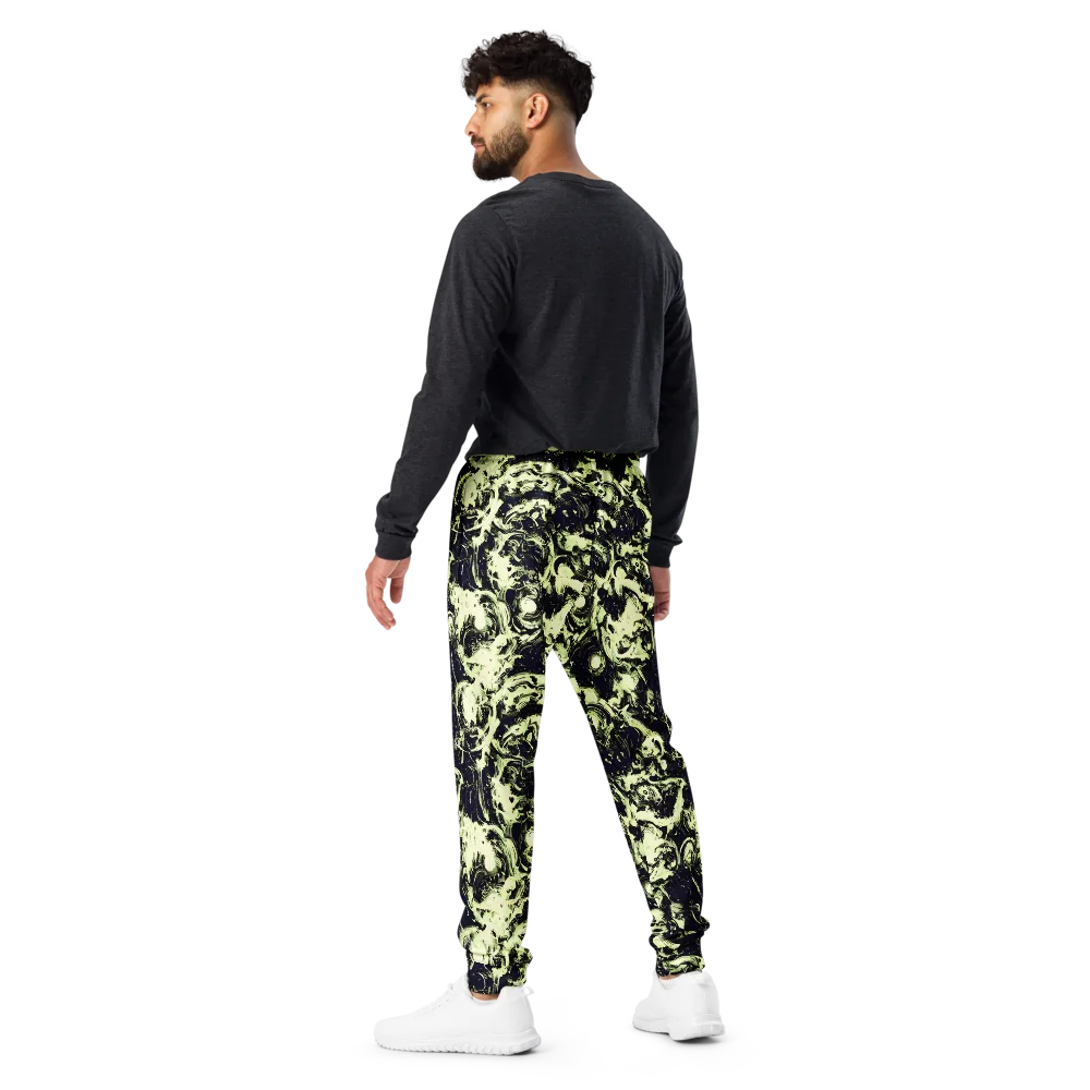 Acid Bone Garden on Men's Joggers — Back