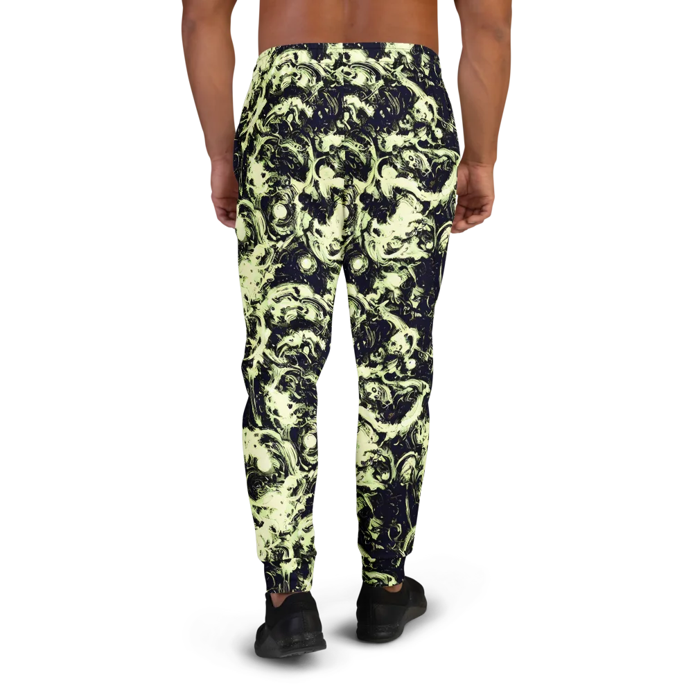 Acid Bone Garden on Men's Joggers — Back