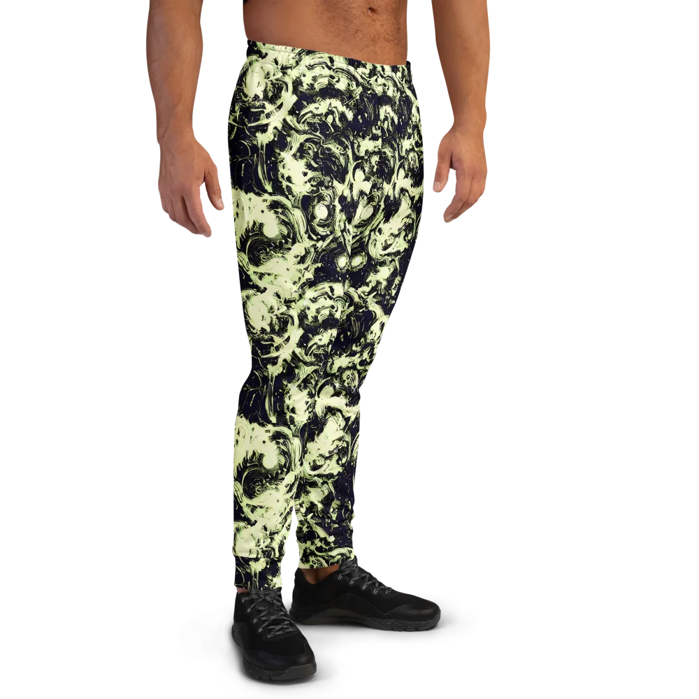 Acid Bone Garden on Men's Joggers — Right