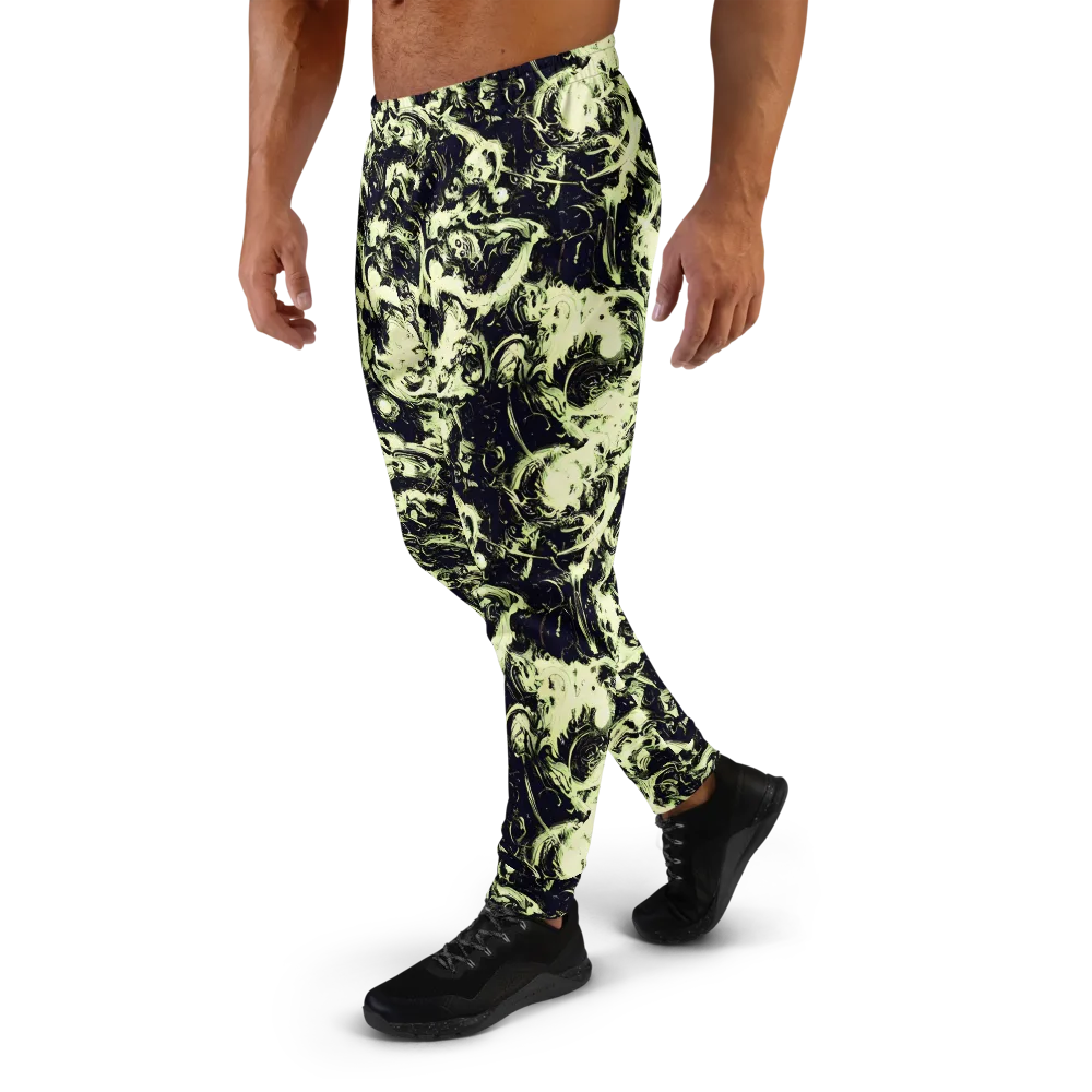 Acid Bone Garden on Men's Joggers — Left