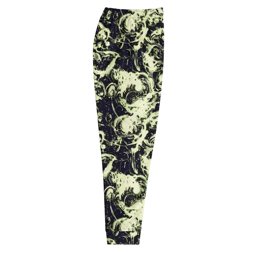 Acid Bone Garden on Men's Joggers — Right