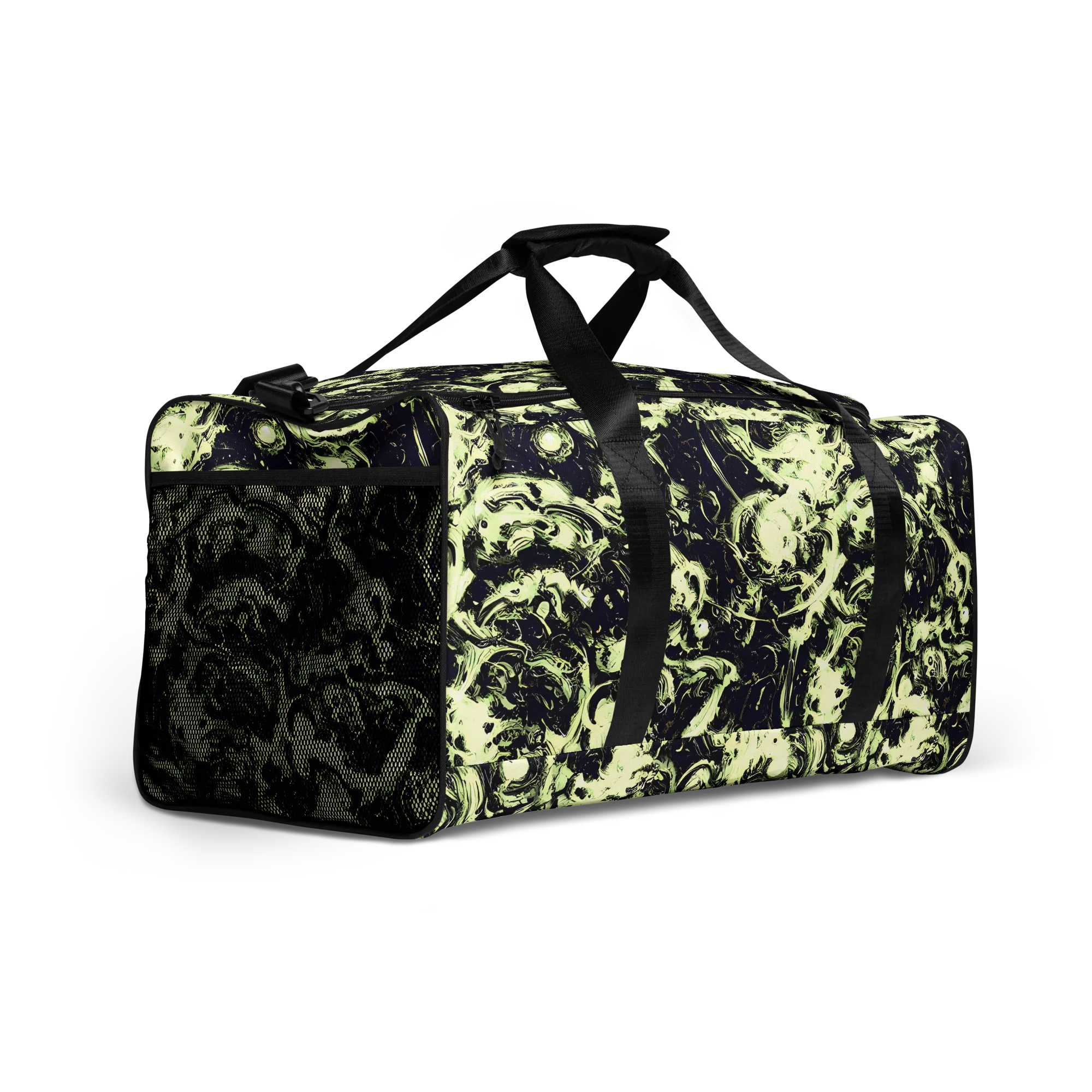 Acid Bone Garden on Duffle Bag — Right Front