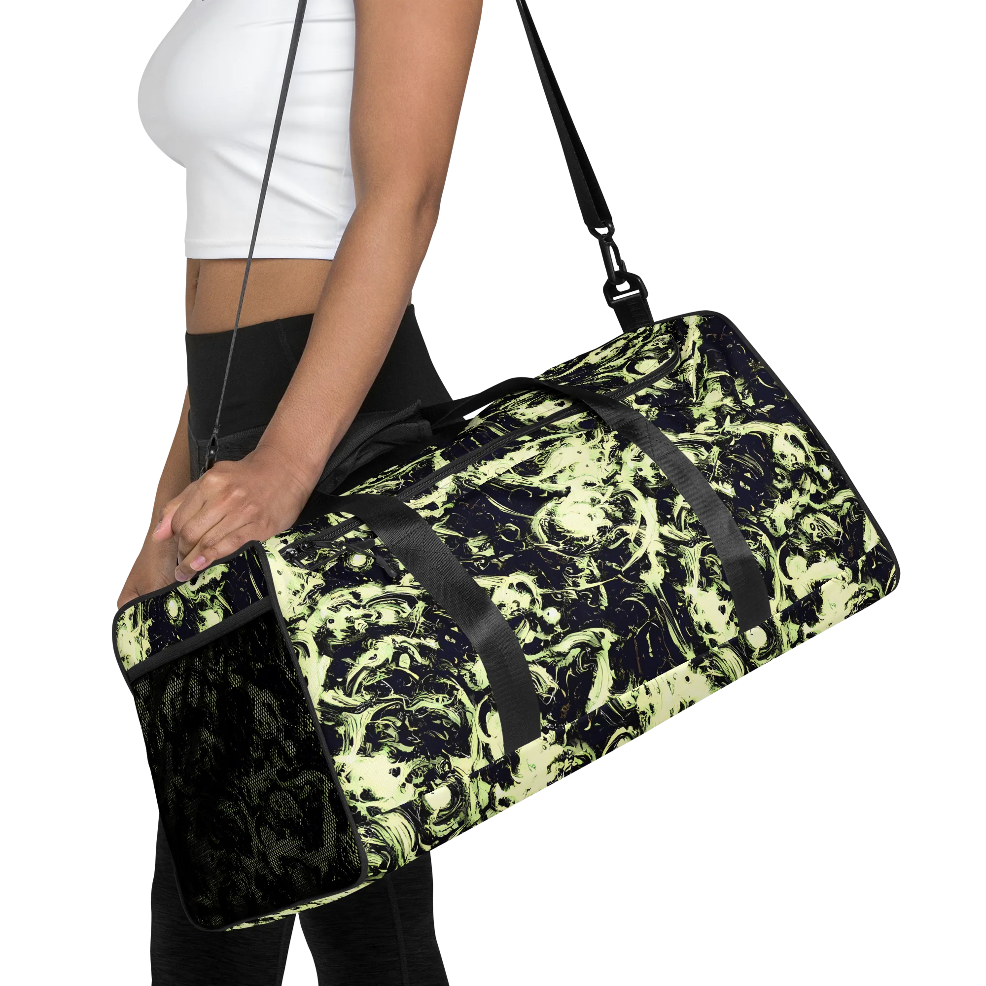 Acid Bone Garden on Duffle Bag — Front