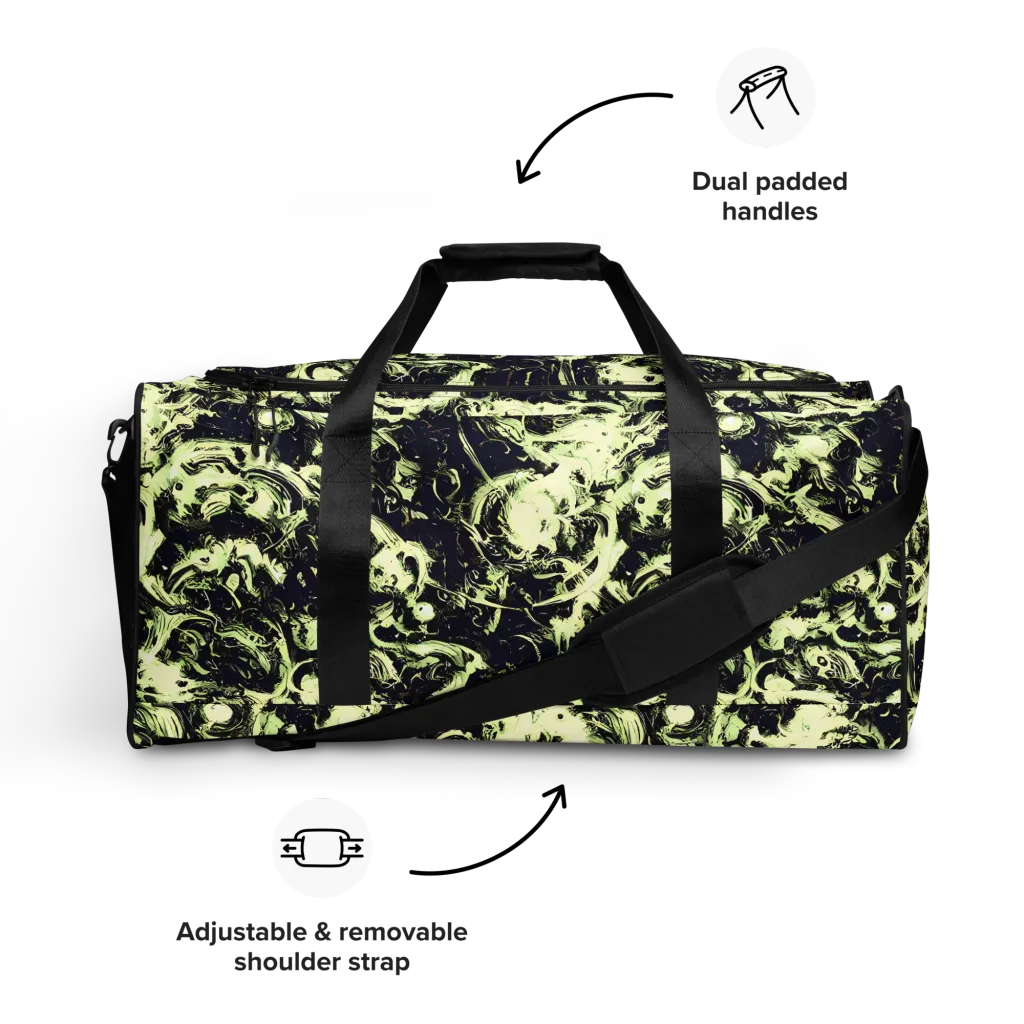 Acid Bone Garden on Duffle Bag — Front