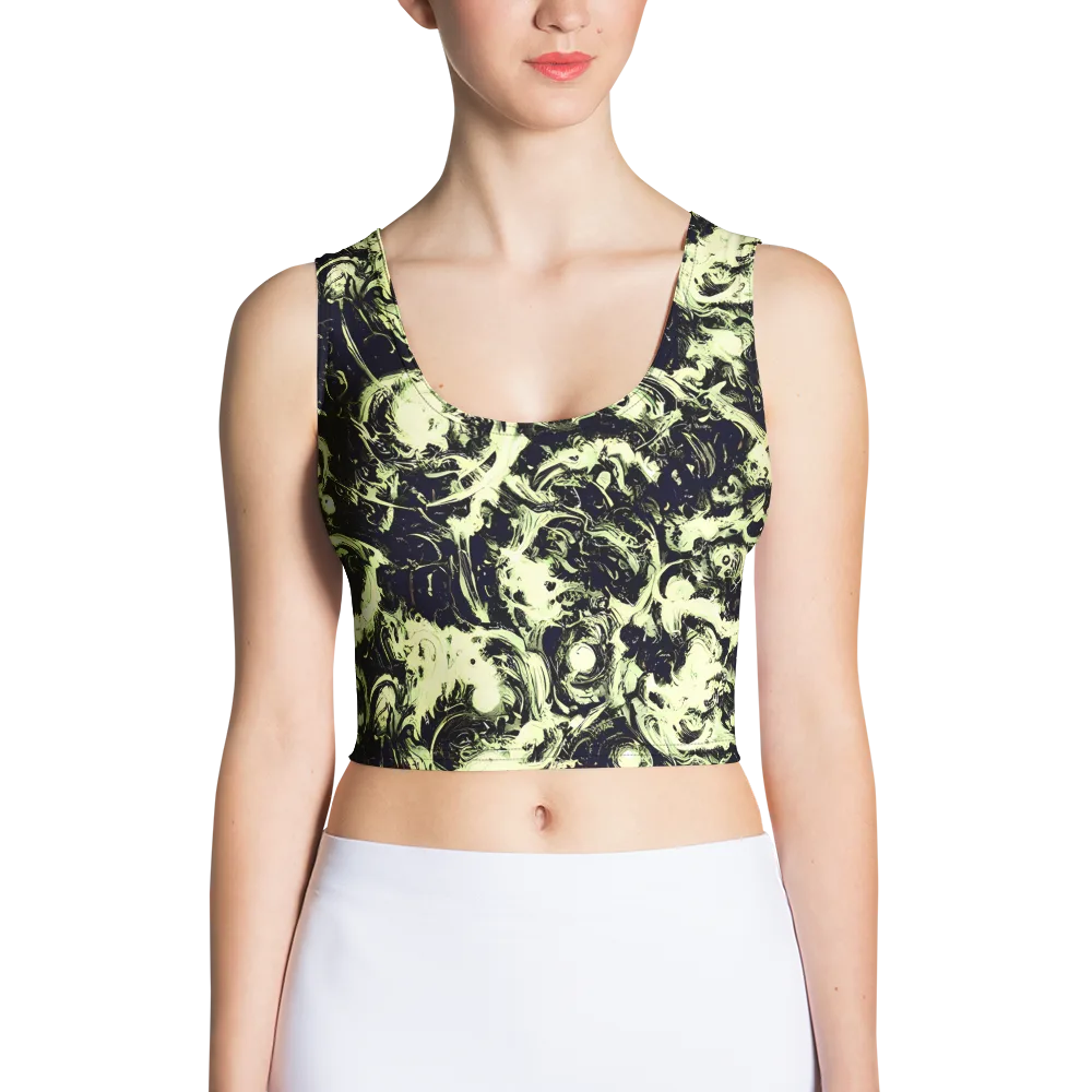 Acid Bone Garden on Crop Top — Front