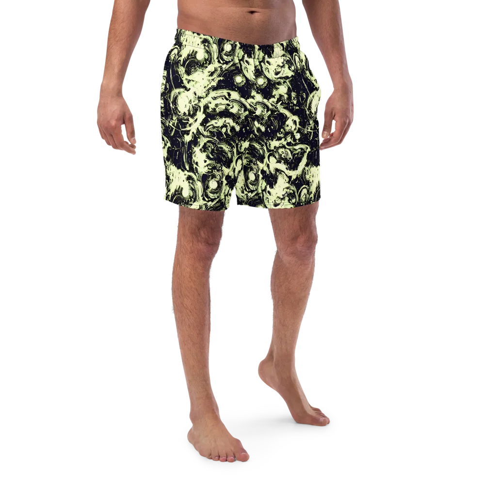Acid Bone Garden on Swim Trunks — Front