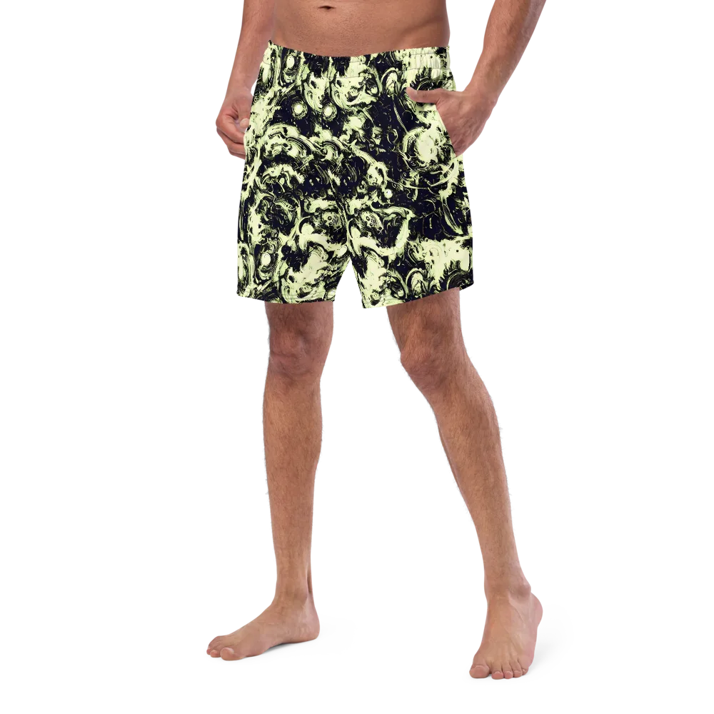 Acid Bone Garden on Swim Trunks — Left Front