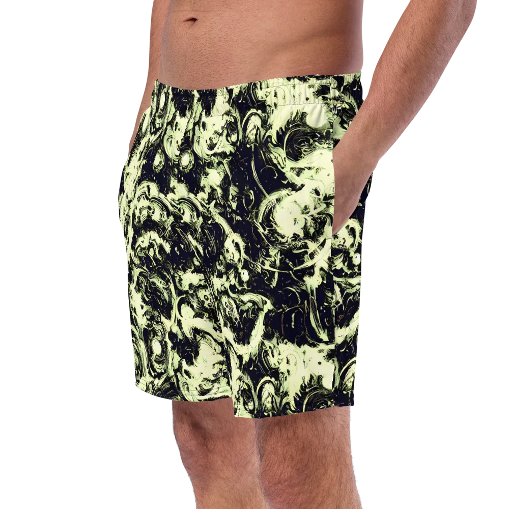Acid Bone Garden on Swim Trunks — Left Front