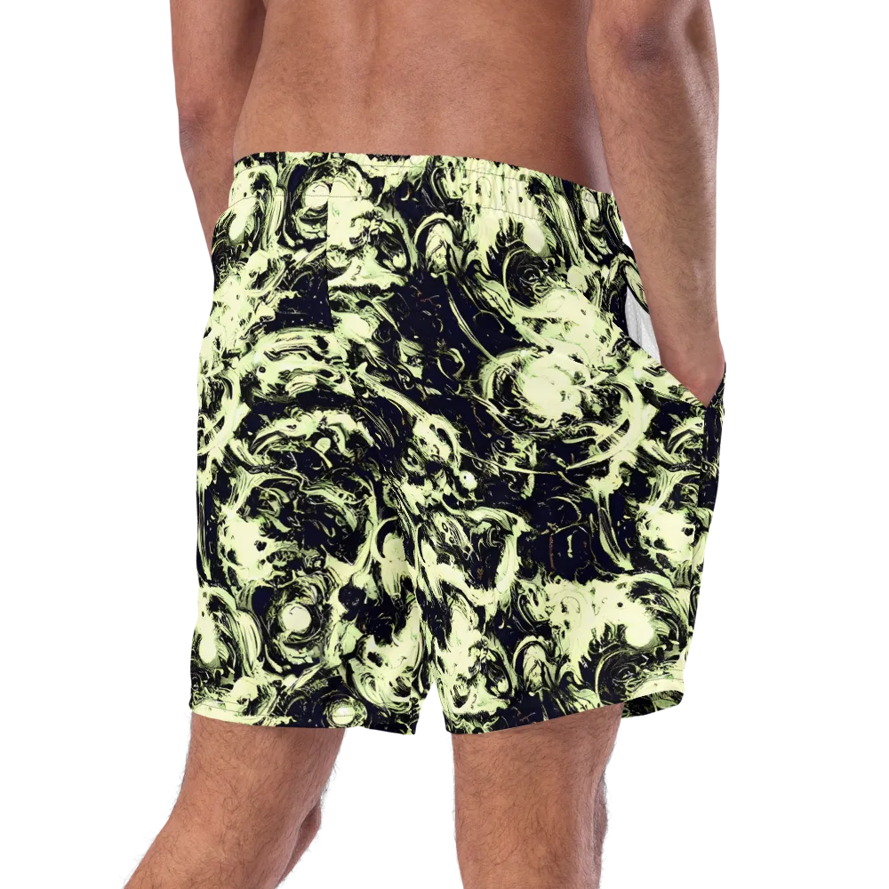 Acid Bone Garden on Swim Trunks — Right Back