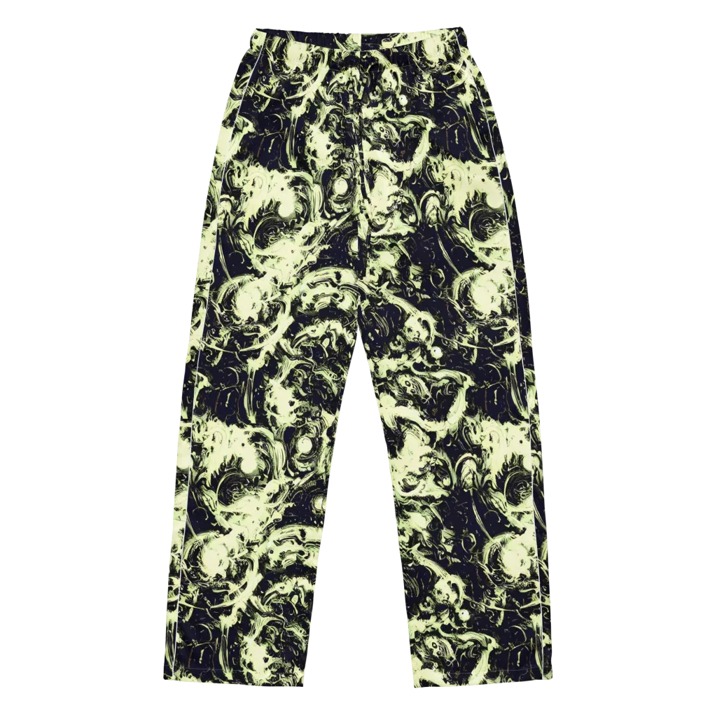 Acid Bone Garden on Women's Pajama Pants — Front