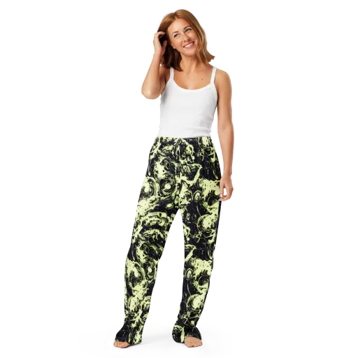 Acid Bone Garden on a Women's Pajama Pants