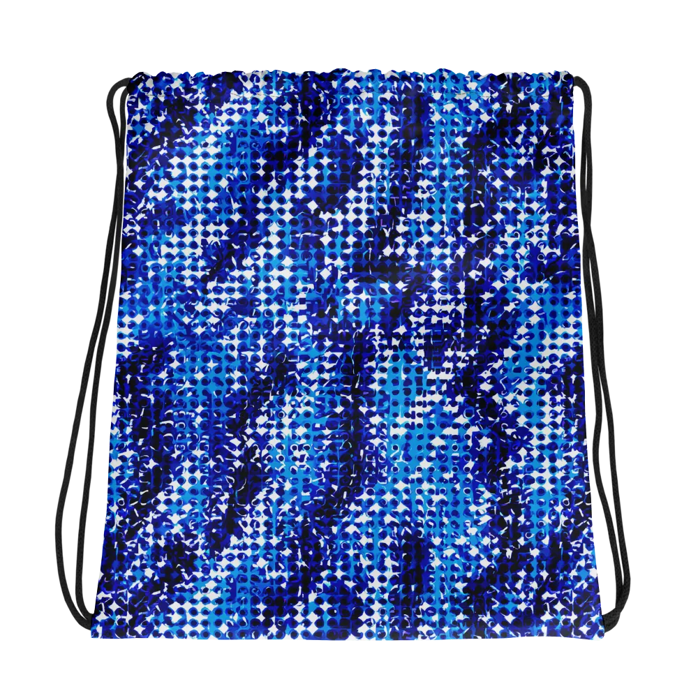 Azure Static on Drawstring Bag — Photo