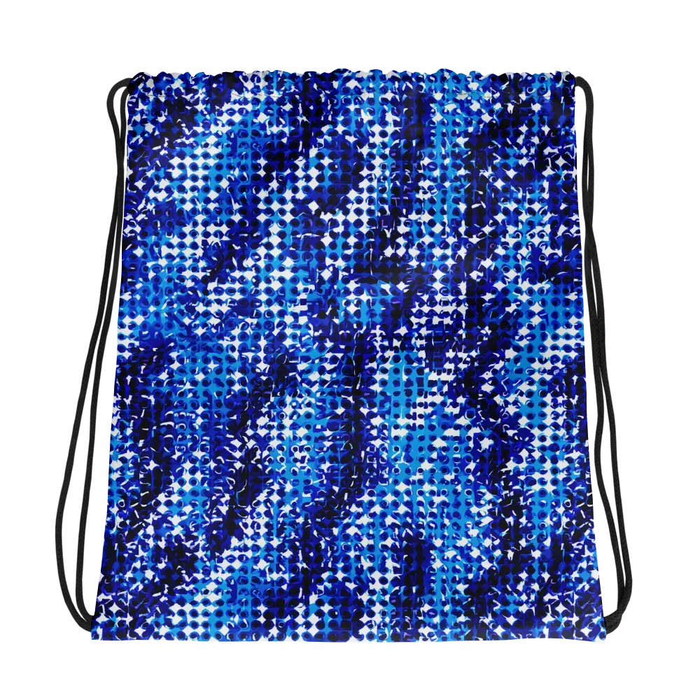 Azure Static on Drawstring Bag — Photo