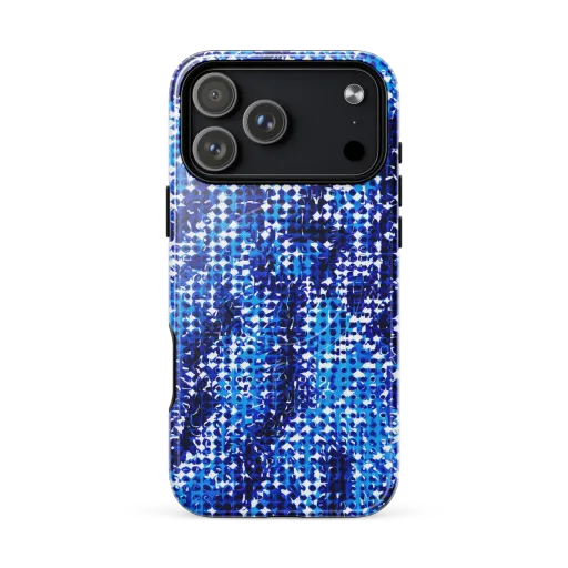 Azure Static on a MagSafe Tough Case for iPhone®
