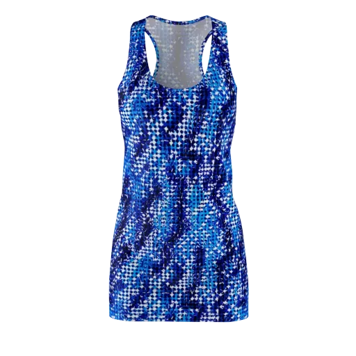 Azure Static on a Racerback Dress