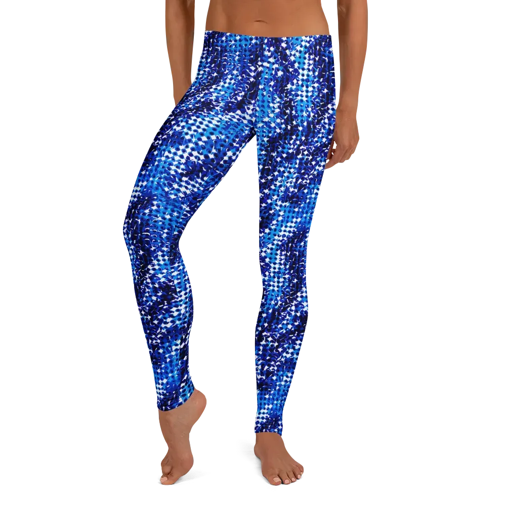 Azure Static on Leggings — Front