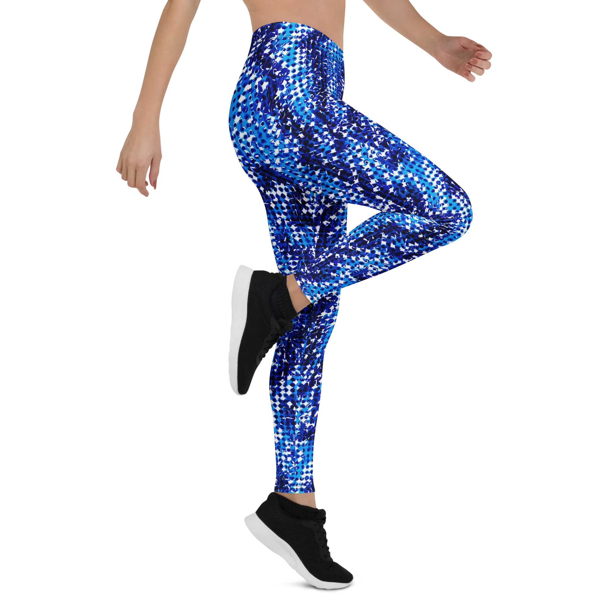 Azure Static on Leggings — Right