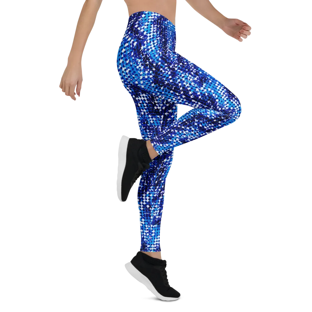 Azure Static on Leggings — Right