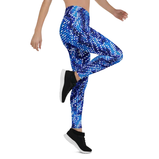 Azure Static on a Leggings