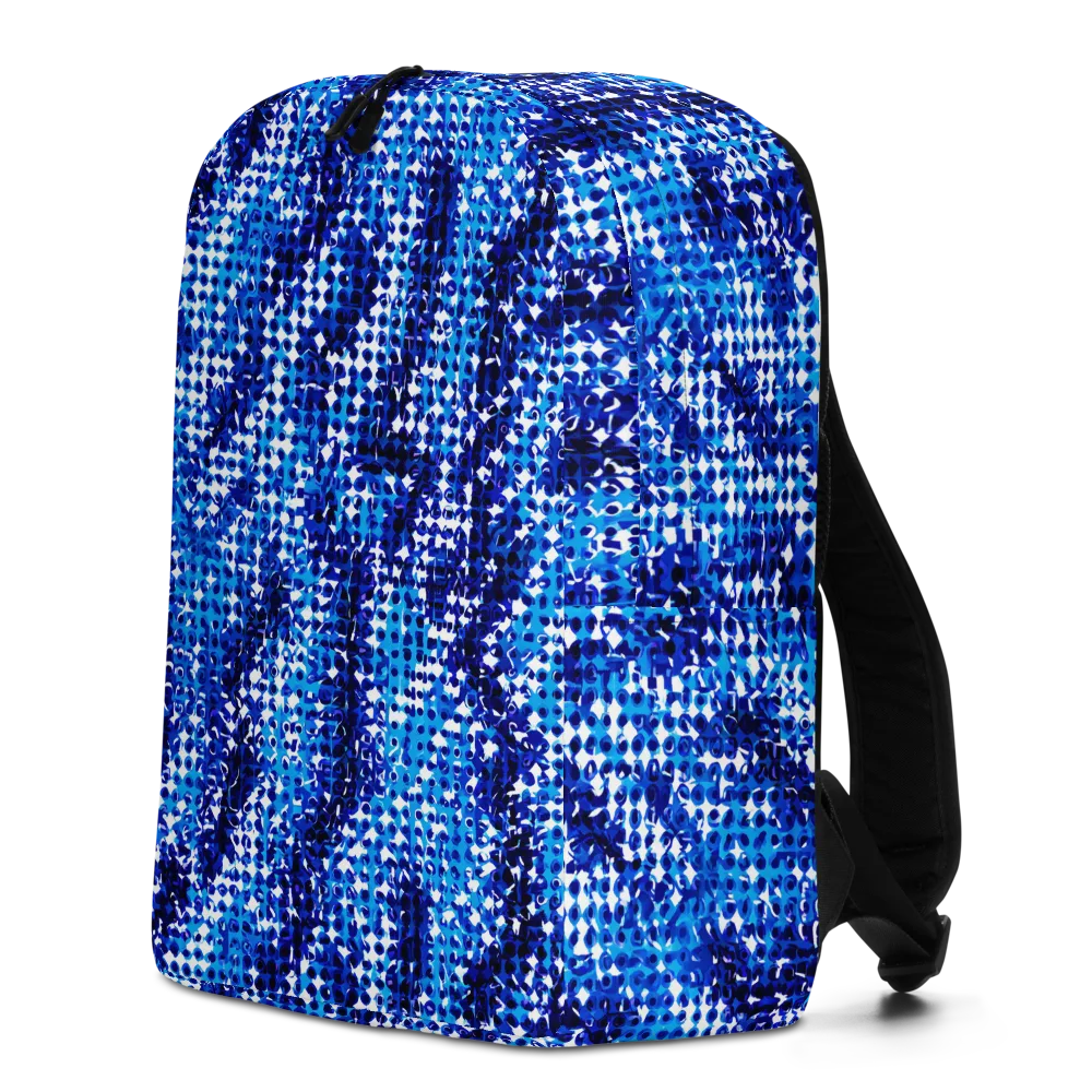 Azure Static on Minimalist Backpack — Left