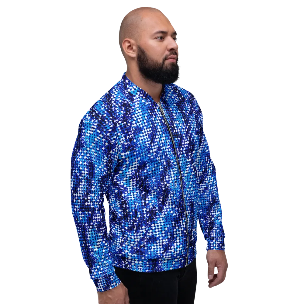Azure Static on Bomber Jacket — Right