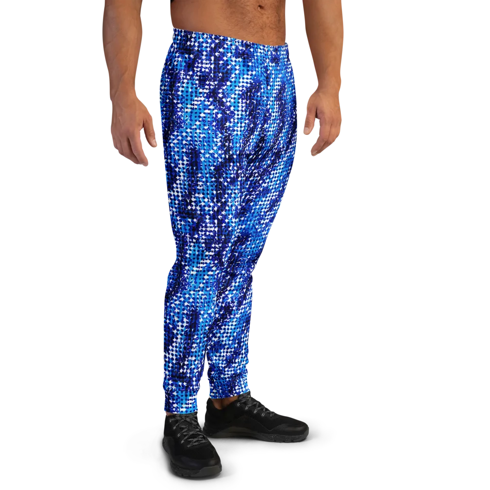 Azure Static on Men's Joggers — Right