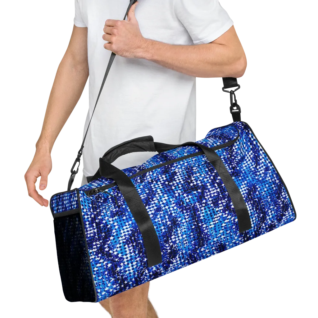 Azure Static on Duffle Bag — Right Front