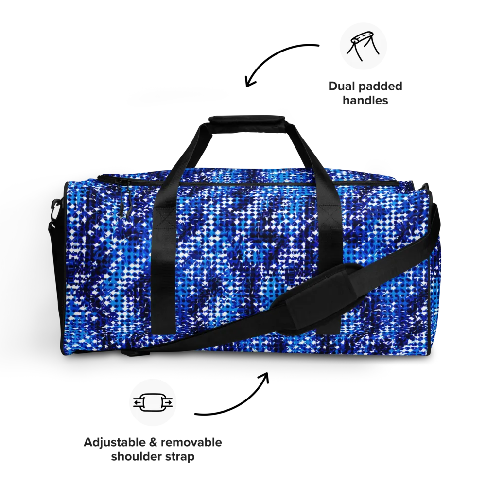 Azure Static on Duffle Bag — Front