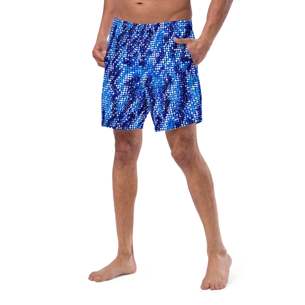 Azure Static on Swim Trunks — Left Front
