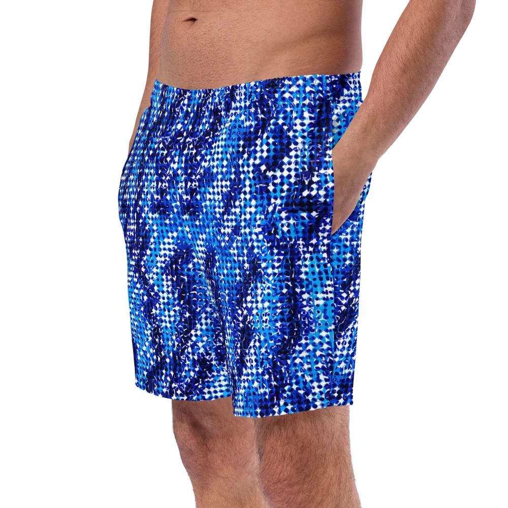 Azure Static on Swim Trunks — Left Front