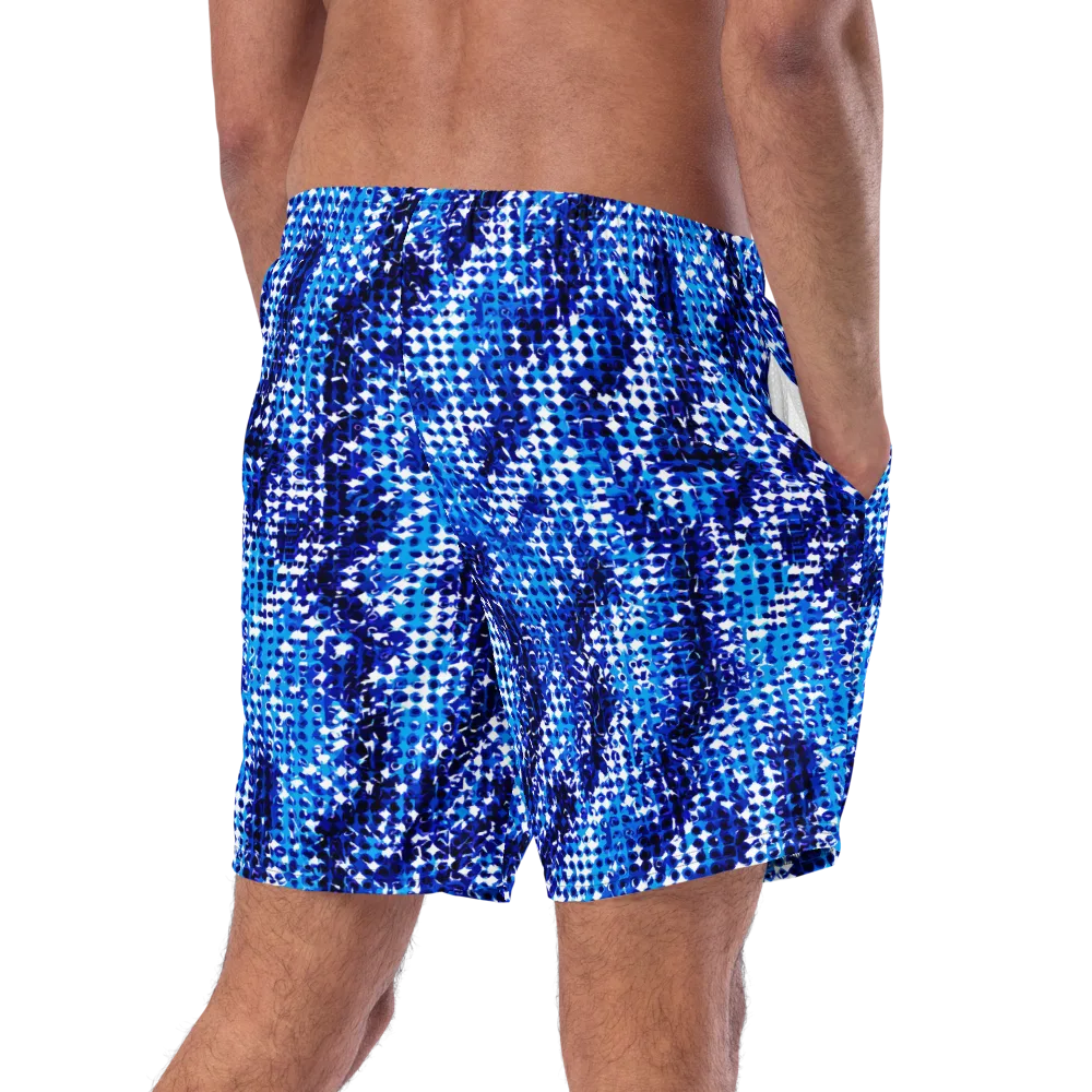 Azure Static on Swim Trunks — Right Back