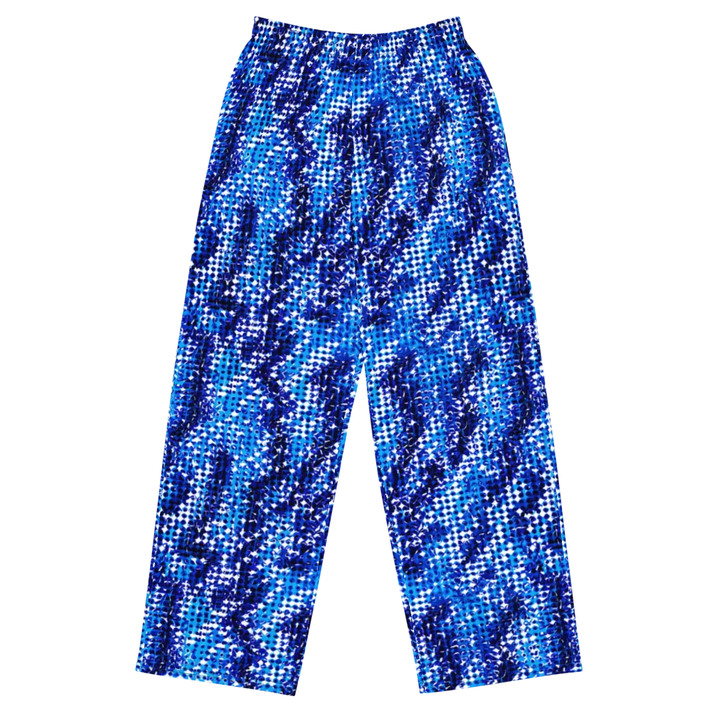 Azure Static on Wide-Leg Pants — Front