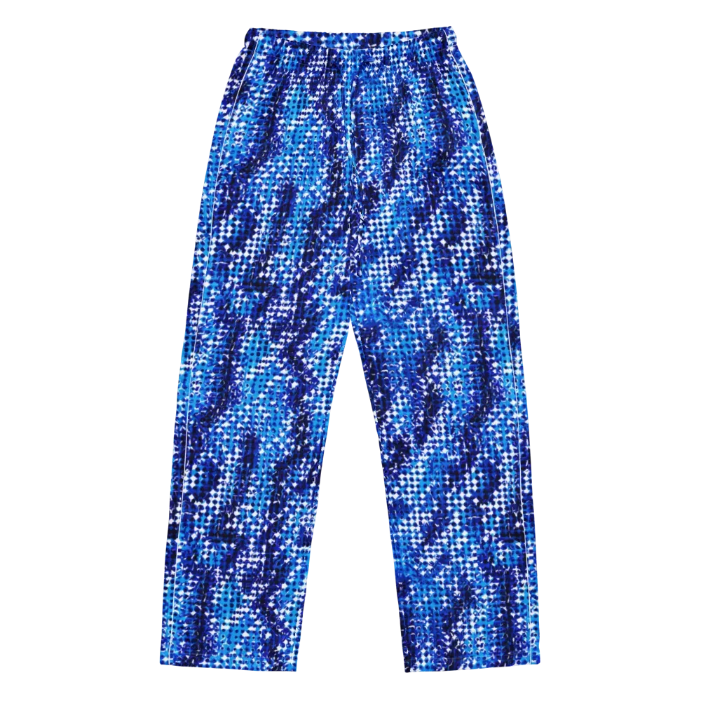 Azure Static on Women's Pajama Pants — Front