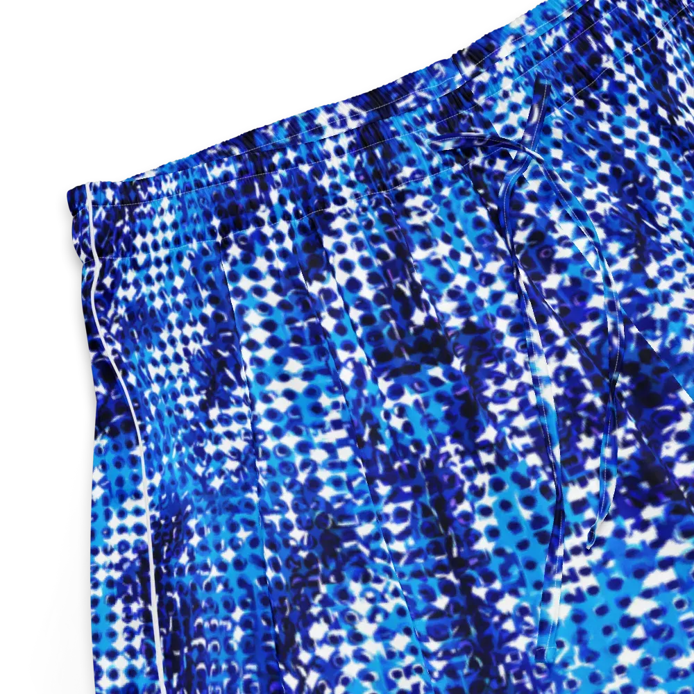 Azure Static on Women's Pajama Shorts — Product details
